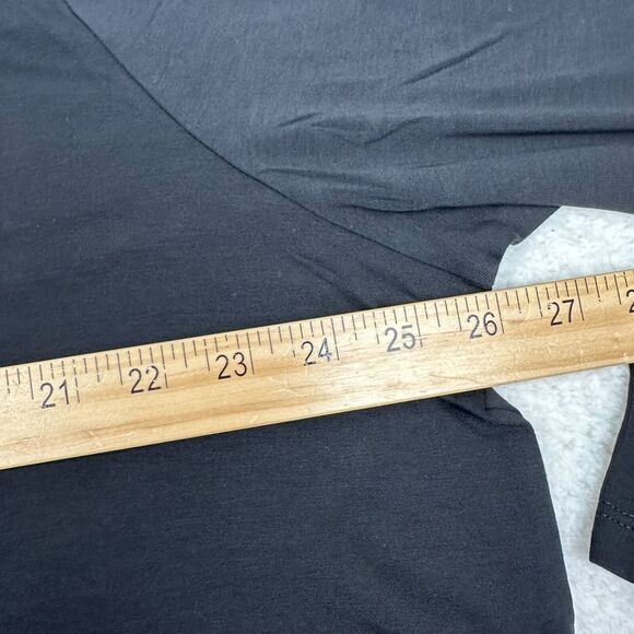 NWT‎ Eileen Fisher Tencel Jersey Long Sleeve Crew Neck Top Women's 2X Black $128 - Picture 4 of 10